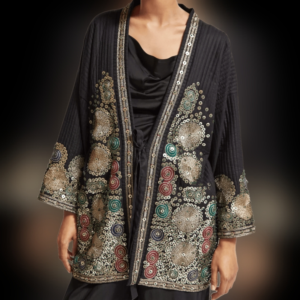 Scotch & Soda Embroidered Kimono